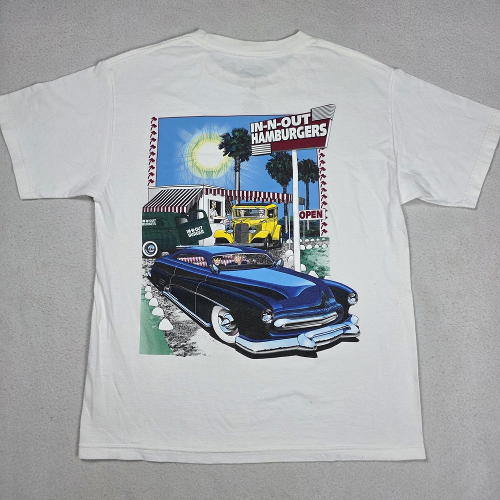 In-N-Out Burger Arizona T-Shirt Unisex Size Medium White Short Sleeve Tee
